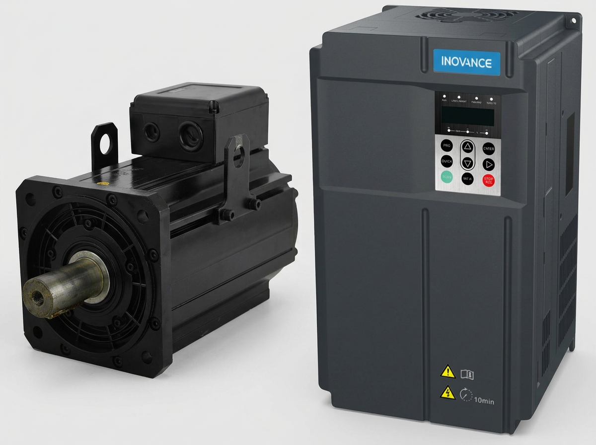 Inovance servo motor ve servo sürücü